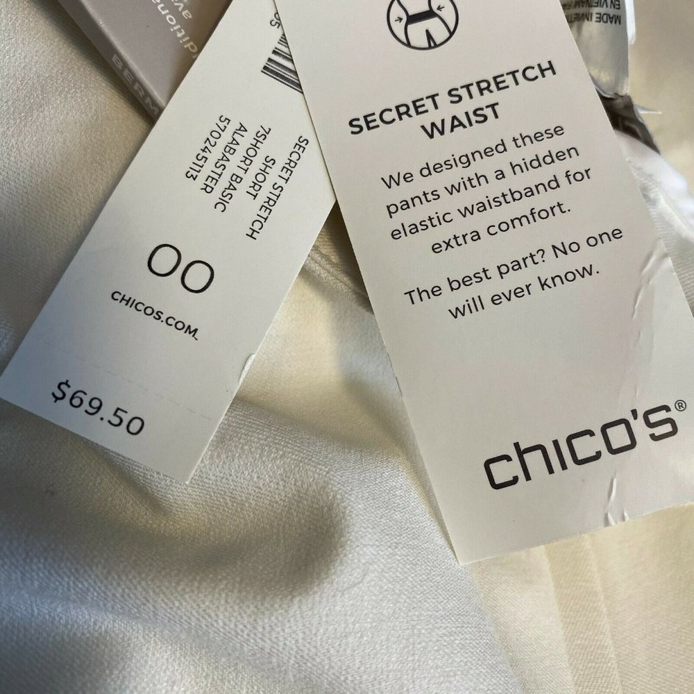 Chico's Women's Secret Stretch Shorts US 2 - Picture 6 of 6
